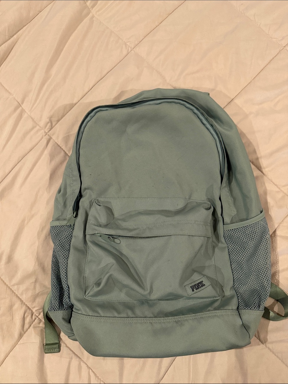 PINK Victoria’s Secret Backpack in Sage Green
